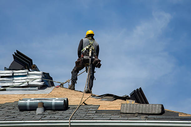 Professional Flat Roof Repair technician working in Aredale, IA